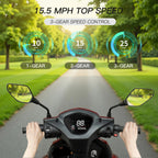 Heavy Duty Electric Mobility Scooter: Adults Seniors 1000W All Terrain 4 Wheel Powered Scooter - 500lbs Capacity, Travel 25-32 Miles Range, 15mph Fast Speed w/Safety Belt/USB Charger/Basket/Cover