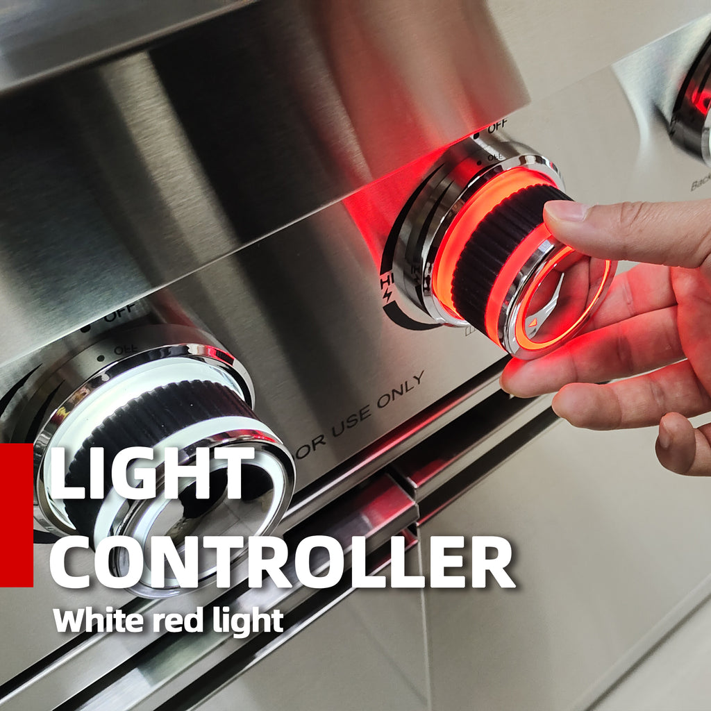 BBQ Island Outdoor Kitchen: 96-Inch 6-Burner 85000 BTU Modular Outdoor Grill Islands with Grill + Wine Cooler Refrigerator + Rotisserie + / Steel Sink/Storage Cabinets & Drawers