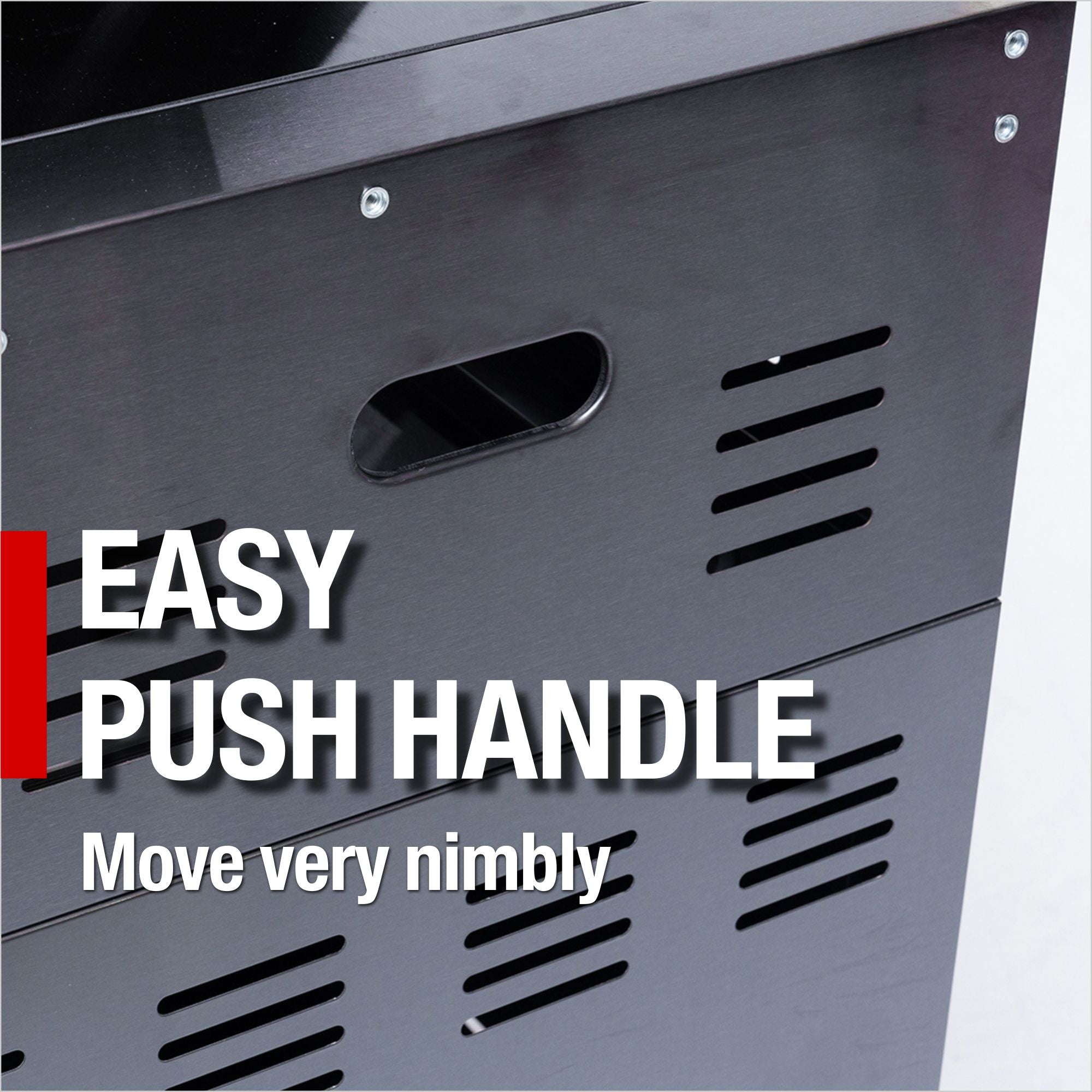 BBQ Island Outdoor Kitchen: 46-Inch 4-Burner 72000 BTU Modular Outdoor Grill Islands + Side Burner + Rotisserie + Granite Countertops for Backyard Family Gatherings Small Business