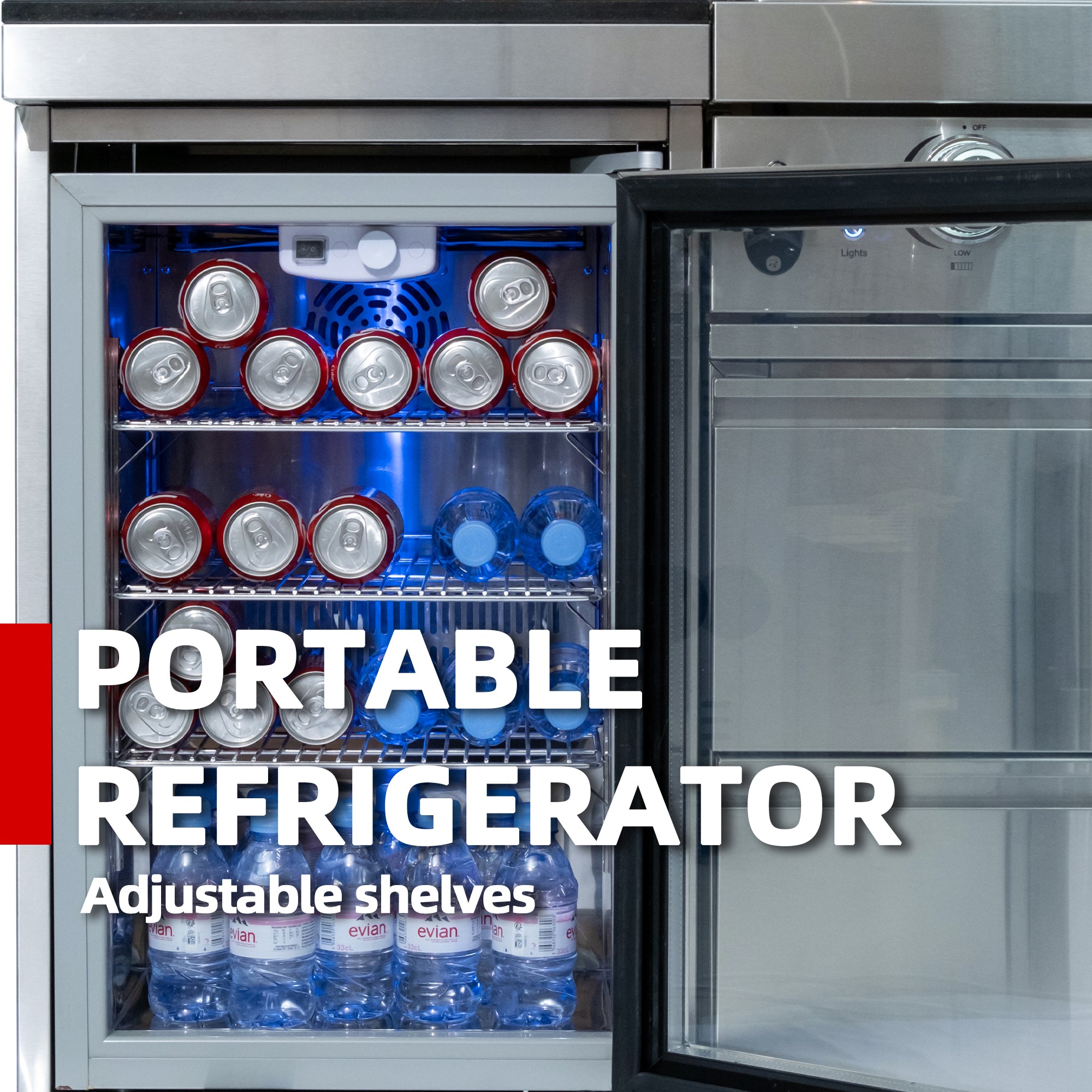 BBQ Island Outdoor Kitchen: 96-Inch 6-Burner 85000 BTU Modular Outdoor Grill Islands with Grill + Wine Cooler Refrigerator + Rotisserie + / Steel Sink/Storage Cabinets & Drawers